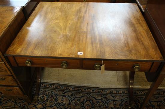George III mahogany sofa table